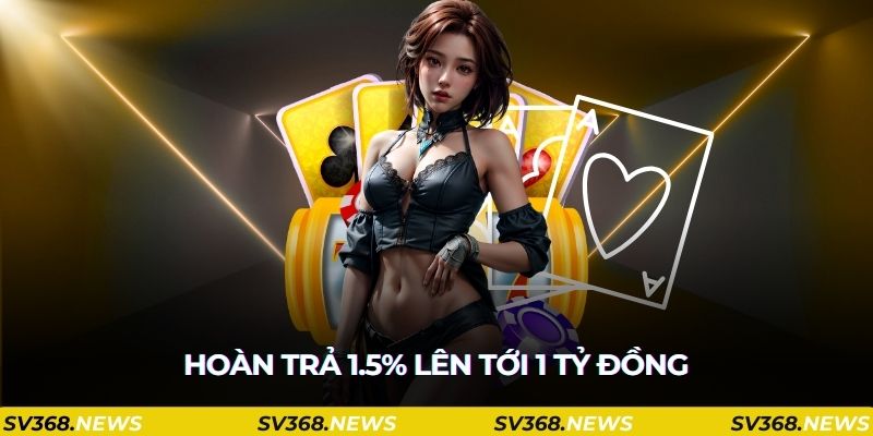 Hoàn trả 1.5% lên tới 1 tỷ đồng