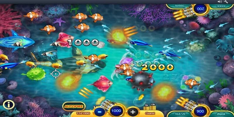 Sử dụng vật phẩm trong game bắn cá 